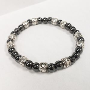Hematite & silver